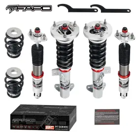 Fapo Pf006030-53 32 Clicks Adjustable Damper Lowering Kit For Bmw 3 Series E36 1992-1999 Adj