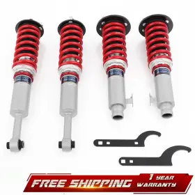 Pf012110-33c1 Fapo 32 Click Front Rear Coilover Kit For 01-03 Acura Cl/tl And 98-02 Honda Accord Cg