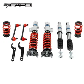 Fapo Ps002510-33a3 Adj.height For 2012-2015 Honda Civic Coilovers Suspension Lowering Kit