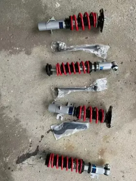 Ps016510-r Fapo Returned Coilovers Suspension Lowering Kits For Mini Cooper R50 R53 02-06 Adj