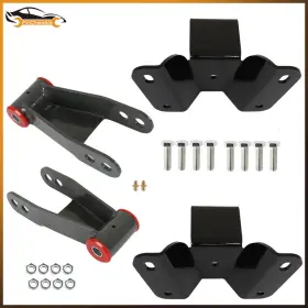 Firc4361140ss Firchassis For Ford F100 1973/1974-1995/1996 4 Inch Drop Kit Leveling Lowering Shackles Hangers #2
