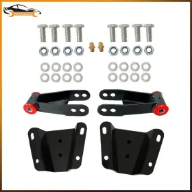 Firc4453820ss Firchassis For Ford F100 2wd 1965-1972 4 Inch Rear Drop Lowering Hanger Shackle Kit #2