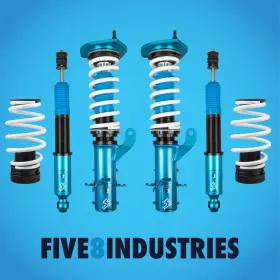 58-b17ss Five8 Industries Full Coilovers Height Adjustable For Nissan Sentra 2013-2019