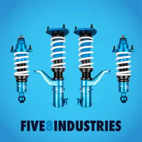 58-ep3ss Five8 Industries Coilovers Height Adjustable For Honda Civic 2001-2005 Ep3