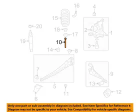 N806592s150 Ford Oem 08-14 E-350 Super Duty Front Suspension-radius Arm Bolt