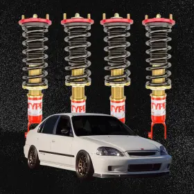 Function & Form F2-ekt1 And Honda Civic Ek 1996-2000 Type 1 Coilovers Kit