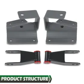 Alo003359 G-plus 4ftft Drop Kit Shackles And Hangers Fit For 99-06 Chevy Silverado/gmc Sierra 1500 #3