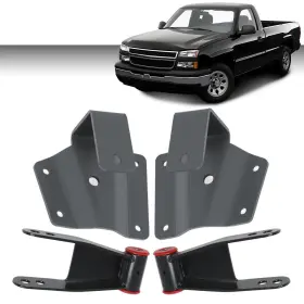 Alo003359 G-plus 4ftft Drop Kit Shackles And Hangers Fit For 99-06 Chevy Silverado/gmc Sierra 1500