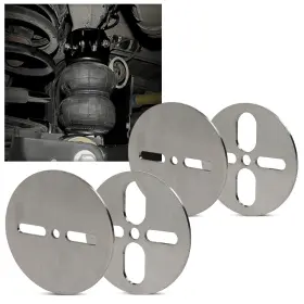 Alo557855 G-plus Universal Air Ride Mount Plates Upper Lower Dual Or Single Port 2500 2600 Bag