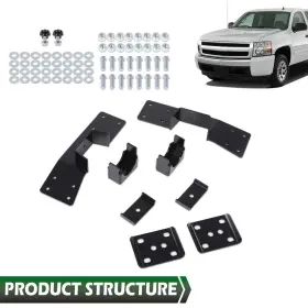 Alo699854 G-plus Fit For 99-2006 Chevy And Gmc Silverado 1500 Rear Axle C-notch Flip 6 Inch Drop Kit #2