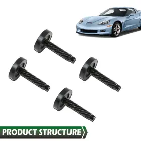 Alo875471 G-plus 4pcs/set Lowering Suspension Bolt Kit Fit For 05-13 Chevrolet Corvette Black #2