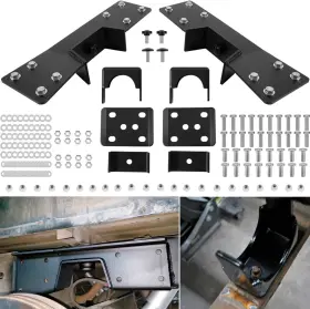 Gp1073 G-power 6 Inch Rear C-notch Lowering Drop Flip Kit For Chevy Silverado Gmc Sierra 1999-2007