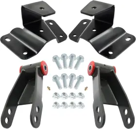 Gdydi F150 1973-1996 4ftft Lowering Shackles And Hangers Kit For Ford F100 Pickup Truck