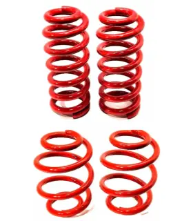 Gh9172 Gearhead Gh9167 /gh9172 1963-1987 Chevy Gmc 1/2 Ton Truck 3 Inch Front 6 Rear Red Lowering Coil Springs Kit