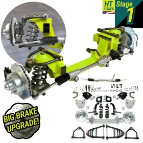 9059101 Gilbertsons Machine Shop 49-64 Studebaker Car Mustang Ii Ifs Shock Thru Coil Stock 5x4.5 Manual Lhd Rack