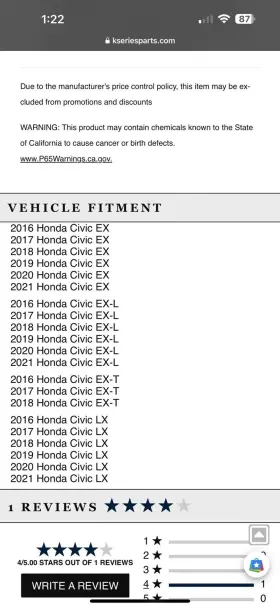 Mss0129 Godspeed Project 2016-2021 Civic Mono-ss Coilovers #3