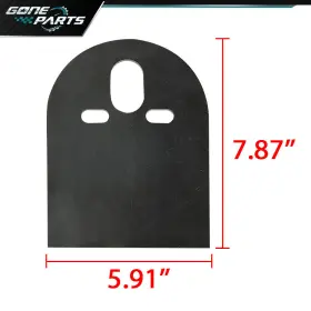 Goneparts-2024052009 Goneparts 2500lb 2600lb Pair Steel Upper D Plate Mounting Brackets Air-bag Suspension #3