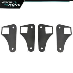 Goneparts-2024053007 Goneparts Parallel 4 Link Tabs 2 Inch Square Tubing Air Ride Brackets Ladder Bar Mounting