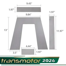 Goneparts1228-358 Goneparts New Fit For Truck Weld On Under Bed Frame 10 Inch Tall Step C Notch Kit 2 Wide #3