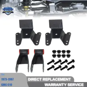 Gp880462dh Goodshepherd18 Rear Drop Lowering Hanger Shackle Kit 4 Inch 1973-1987 For Chevy Gmc C10 2wd Pickup