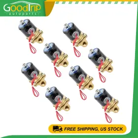 Go829118t01 Goodtrip-autoparts Fits Train Horn Air Ride Suspension Valve Brass Electric Solenoid 3/8 Inch Npt 8pc