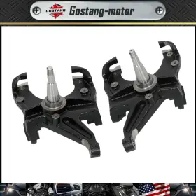 Gm1814325g Gostang For 1975-1987 Chevrolet C10 R10 1 Pair 3ftft Drop Lowering Spindles 1.25 Inch Rotor