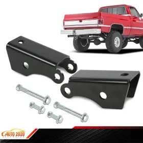 E-02lka4583abk Grandorange 2x Rear Shock Extender Fit For 73-87 Chevy Gmc C10 C15 2wd Lowered Drop Truck #2
