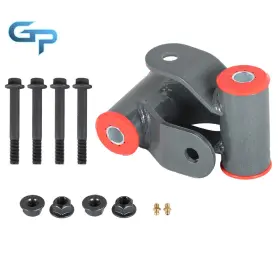 Gre97305 Greatparts Rear Drop Kit Lowering Steel Shackles 4x2 4x4 2002-2008 For Dodge Ram 1500 2 Inch