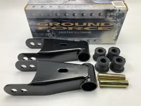 91153 Ground Force 2 Inch Rear Lowering Leaf Spring Shackle Kit - Drop