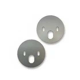 182-1012 Gsi Offset Slotted Air Bag Suspension Mount Plates D2500/d2600 Pair