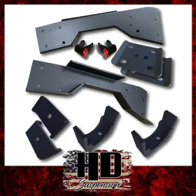 400460 Hd Suspension 1992-1999 Suburban C1500 6 Inch Flip Kit And Cnotch C-notch