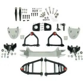 Zhs7ac2a Helix Suspension Brakes & Steering 1932-48 Mustang Ii Ifs Basic Front Kit With 2 Inch Drop Spindles