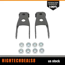 Hd180887801 Hightechde Fits 07-18 Chevrolet Silverado Sierra 1500 2 Inch -3 Drop Shackles Lowering Kit Rear