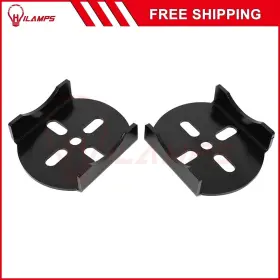 12393803 Hilamps Rear Air Ride Mounting Brackets And 2600 Lb Bags Weld On Suspension Mount Kit #3