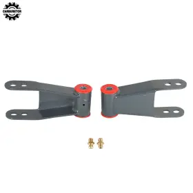 Hgf77836 Home-garden-fix For Gmc C10 1975 1976-1986 1987 2 Inch Rear Adjustable Lowering Shackles Drop Kit