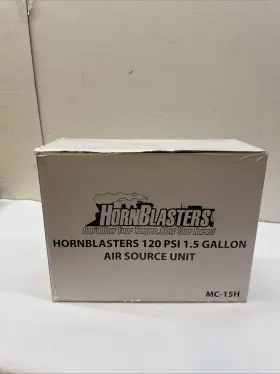 Mc-15h Hornblasters 120psi 1.5 Gallon Air Source Unit New Open Box