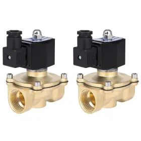 Ap843228a1c18 Hptour-autoparts 1 Inch Npt Port Brass Electric Solenoid 110v-120v Air N/c 2x Suspension Valve