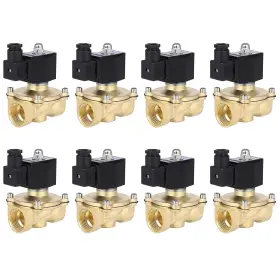 Ap843233a1c18 Hptour-autoparts 1 Inch Npt Port Brass Electric Solenoid 12v Air N/c 8x Ride Suspension Valve