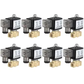 Ap843248a1c18 Hptour-autoparts 1/4 Inch Npt Port Brass Electric Solenoid 110-120v Air N/c 8x Suspension Valve