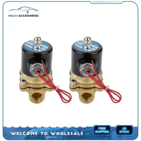 Hq829113a01 Hqas-accessories 1/2 Inch Npt Air Ride Suspension Valve Electric Solenoid Brass For Train Horn Fast 2