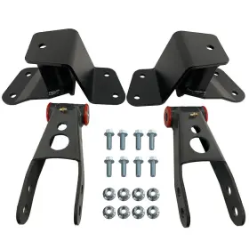 Gwm101147 Jake Motor Parts For 1988-1998 Chevy Gmc 1500 C15 K15 Truck 4 Inch Rear Drop Kit Shackles And Hangers