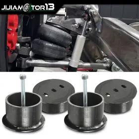 J-02ccf4584asl Jijiamotor13 Fit For Chevy Car Truck Universal Front Air Ride Bag Brackets Kit Cups 4.5 Inch Od