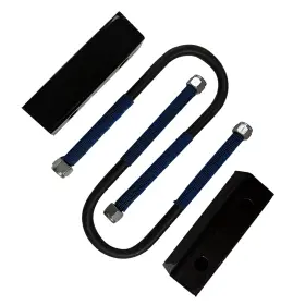 905041 Jms-motors For 1960-72 Gmc Chevy C10 C20 2 Inch Drop Kit Lowering Blocks Steel And Ubolts Black
