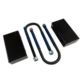 905043 Jms-motors For 1960-1972 Gmc Chevy C10 C20 4 Inch Drop Kit Lowering Blocks Steel And Ubolts Black