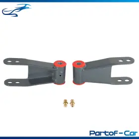 Kte3093981 Kinte Tech 2 Inch Drop Rear Adjustable Leveling Lowering Shackles For Chevrolet C/10 1975-1987