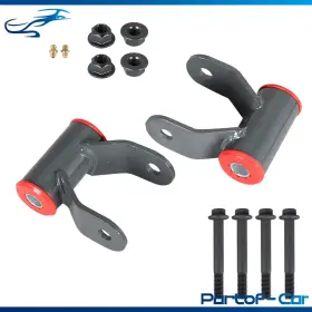 Kte3094299 Kinte Tech 2 Inch Rear Drop Kit Lowering Steel Shackles For Dodge Ram 1500 2wd 4wd 2002-2008