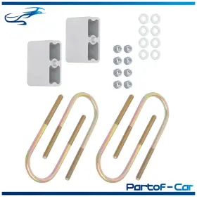 Kte5722092 Kinte Tech 3 Inch Tapered Aluminum Lowering Block Kit For Nissan 1983 1984-1997 720/hardbody