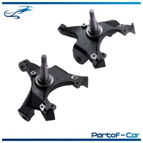 Kte6301170 Kinte Tech New 2 Inch Drop Spindles For Gmc Sierra C1500 C2500 2wd 1988-1998 Lowering Kit
