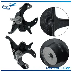 Kte6301965 Kinte Tech 2 Inch Front Drop Spindle Lowering Kit For Chevrolet S10 Gmc Sonoma Jimmy 2wd