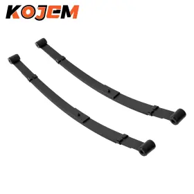 Kojem 781583762577 3 Inch Lowering Leaf Spring Set For Toyota Pickup 2wd 1989-1995 Black Steel